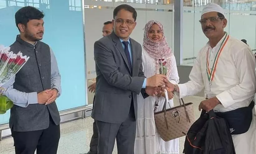 ഇന്ത്യയിൽ നിന്നുള്ള ആദ്യ ഹജ്ജ് സംഘം മദീനയിൽ ഇന്ത്യയിൽ നിന്നുള്ള ആദ്യ ഹജ്ജ് സംഘം മദീനയിൽ