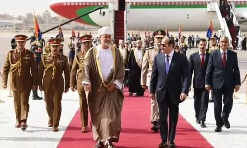 ഒമാൻ ഭരണാധികാരിയുടെ ഈജിപ്ത്​ പര്യാടനത്തിന്​ തുടക്കം