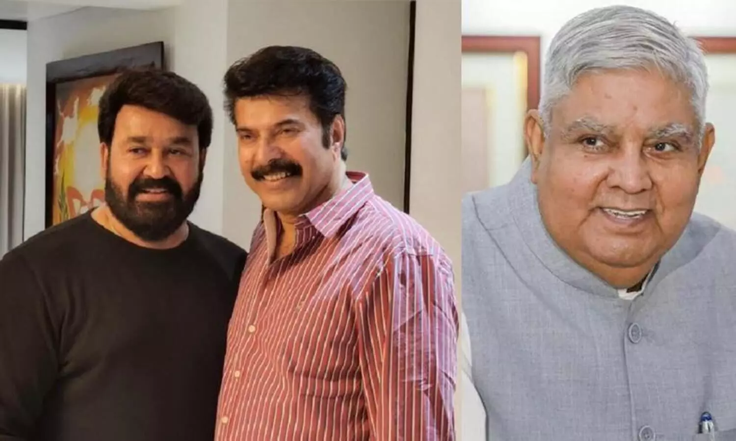 Vice  President Jagadeep Dhankar  appreciate  Mohanlal And Mammootty