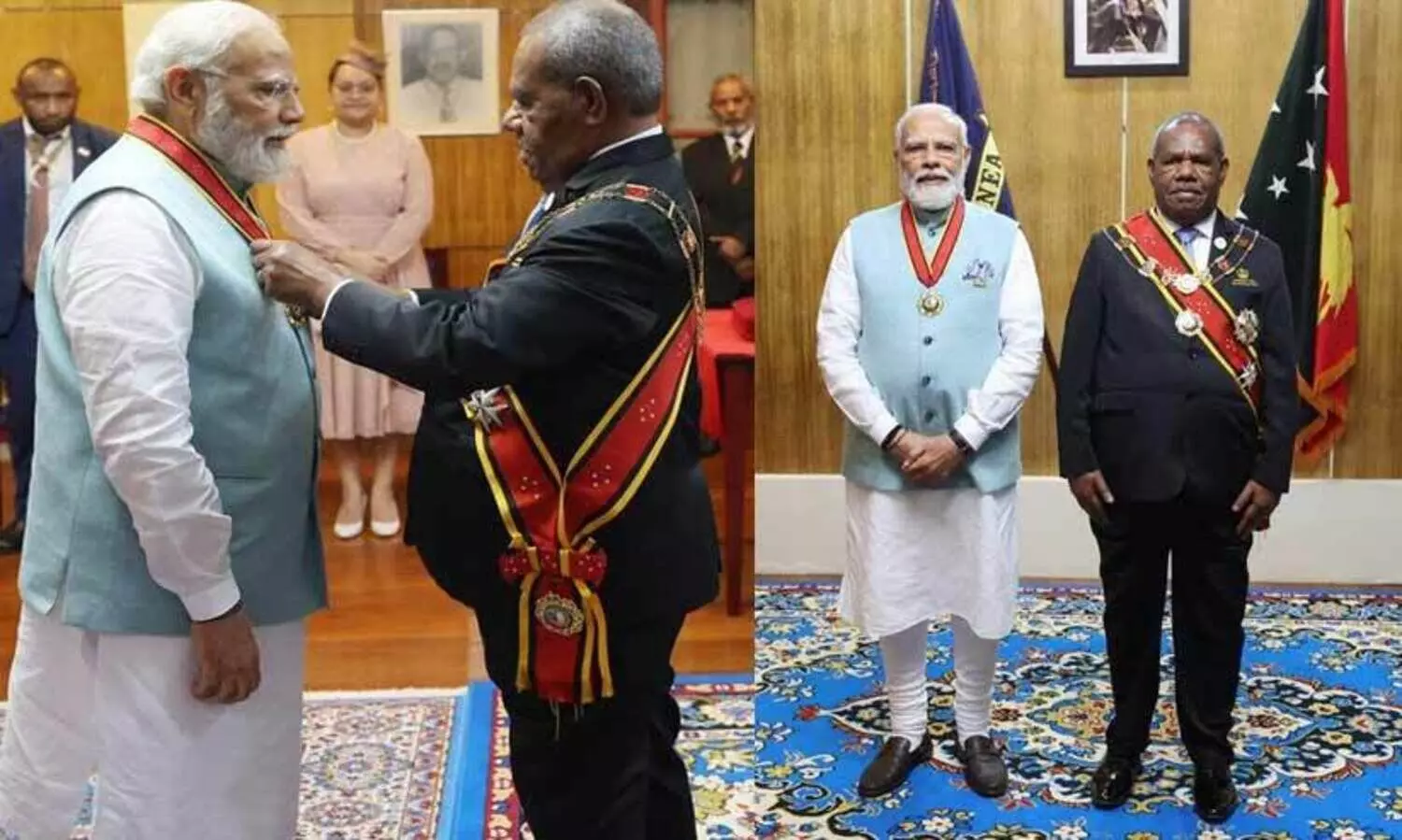 PM Modi conferred with highest civilian honours by Fiji, Papua New Guinea