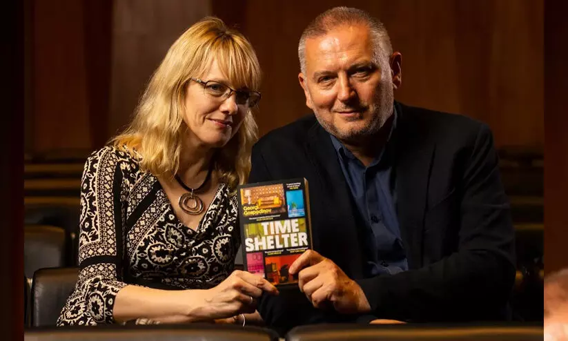 Georgi Gospodinov, right, and Angela Rodel Georgi Gospodinov, right, and Angela Rodel