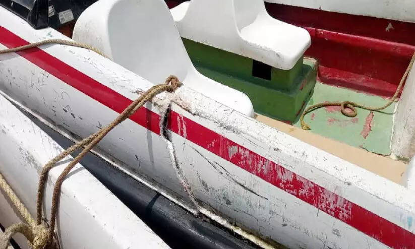 മാട്ടുപ്പെട്ടി ജലാശയത്തിൽ ബോട്ടുകൾ കൂട്ടിയിടിച്ചു