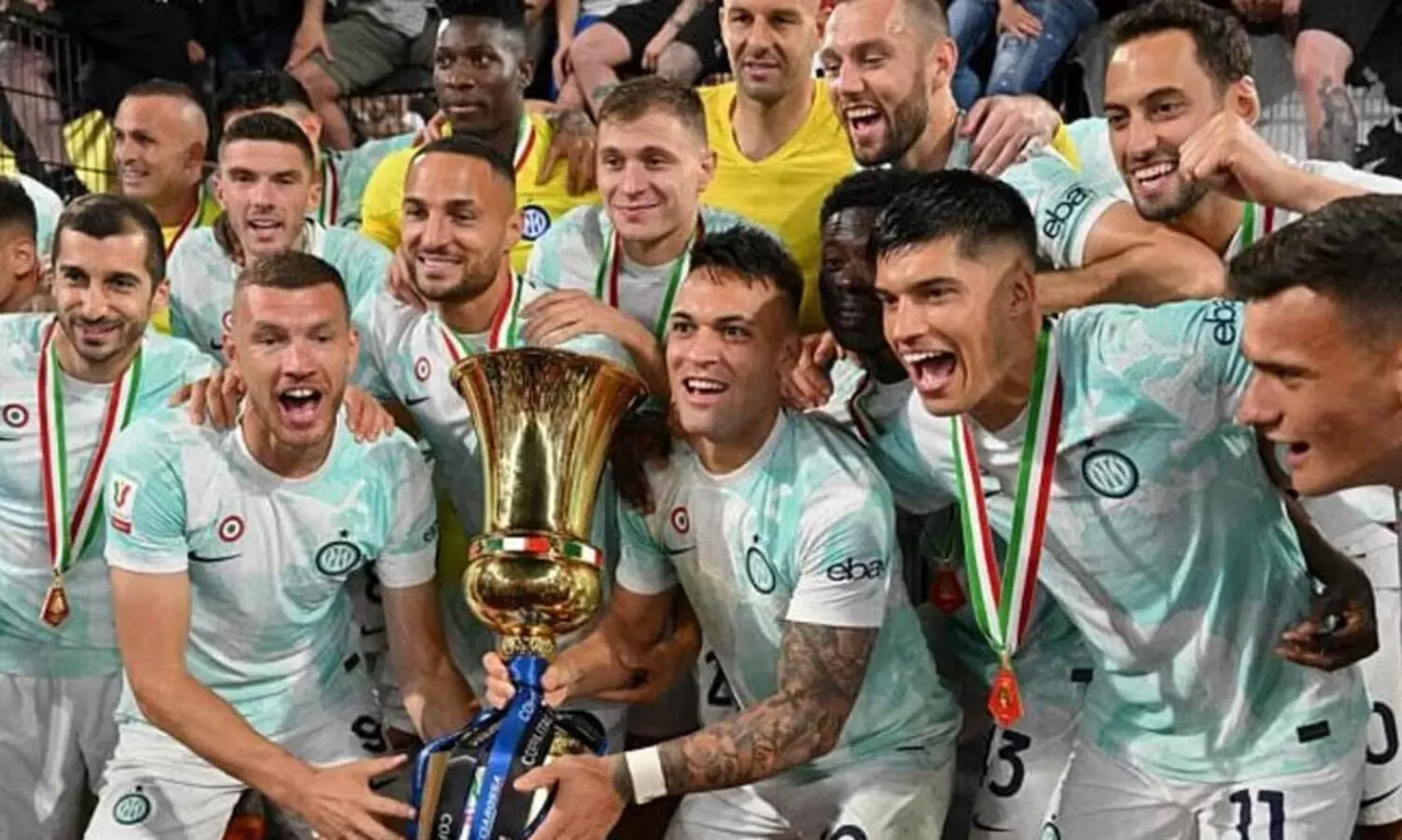 ഇന്‍റർമിലാൻ കോപ്പ ഇറ്റാലിയ ചാമ്പ്യന്മാർ; ലൗട്ടാറോ മാര്‍ട്ടിനെസിന് ഇരട്ട ഗോൾ; തുടർച്ചയായ രണ്ടാം കിരീടം