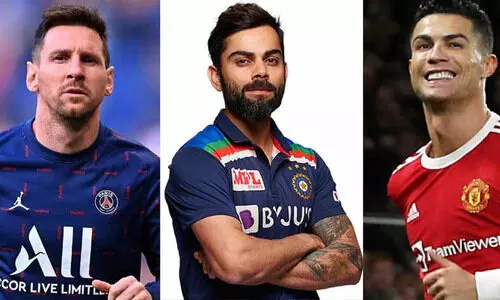 ക്രിസ്റ്റ്യാനോ, മെസ്സി സൂപ്പർതാരങ്ങൾക്കൊപ്പം ഇനി കോഹ്ലിയും; ഇൻസ്റ്റഗ്രാമിൽ 25 കോടി ഫോളോവേഴ്സുള്ള മൂന്നാമത്തെ കായിക താരം