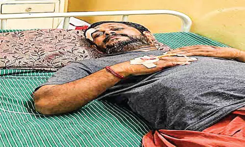 പ​ന്നി ഇ​ടി​ച്ച് ബൈ​ക്ക് യാ​ത്രി​ക​ന് പ​രിക്ക്