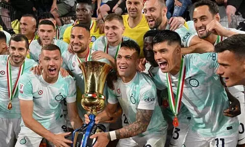 ഇന്‍റർമിലാൻ കോപ്പ ഇറ്റാലിയ ചാമ്പ്യന്മാർ; ലൗട്ടാറോ മാര്‍ട്ടിനെസിന് ഇരട്ട ഗോൾ; തുടർച്ചയായ രണ്ടാം കിരീടം