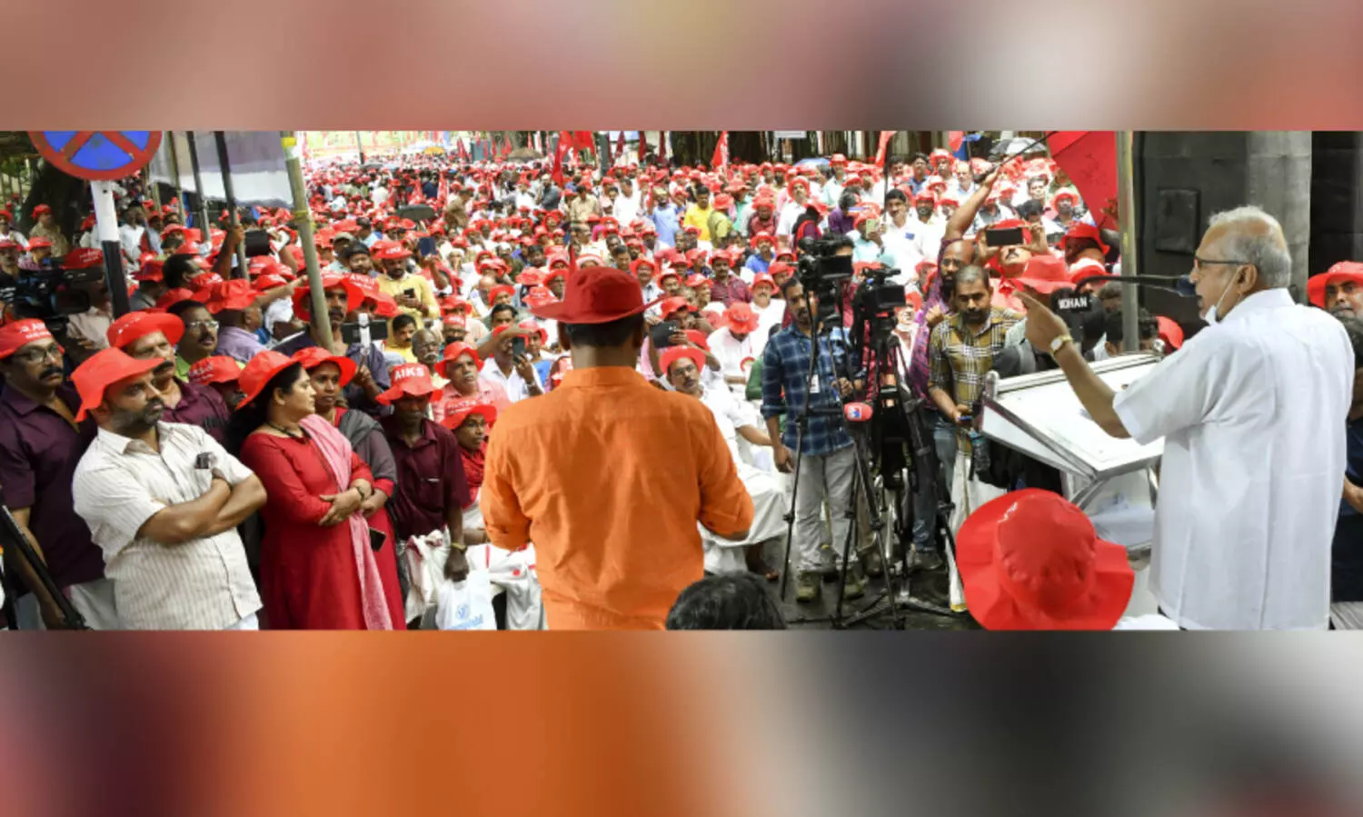 karshaka sangham march