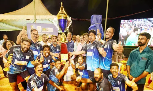 സംസ്ഥാന ജേണലിസ്റ്റ് വോളി കപ്പടിച്ച് കണ്ണൂർ