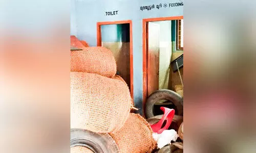 ശുചിമുറി നിറയെ ആക്രി; ‘മാതൃക’യായി മൂന്നാർ പഞ്ചായത്ത്​