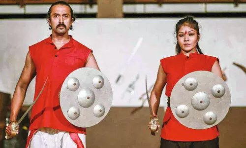 കളരി അഭ്യസിക്കാൻ മറാത്തി നടി ശ്വേത പരദേശി ആലത്തൂരിൽ