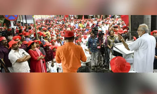 karshaka sangham march