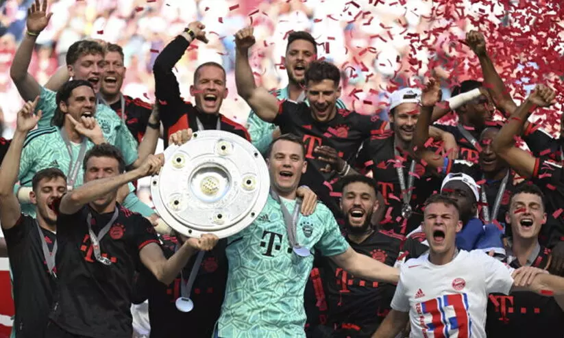 പടിക്കൽ കലമുടച്ച് ബൊറൂസിയ ഡോർട്ട്മുണ്ട്; ബയേൺ മ്യൂണിക്ക് ബുണ്ടസ് ലീഗ ചാമ്പ്യന്മാർ; തുടർച്ചയായ 11ാം കിരീടം