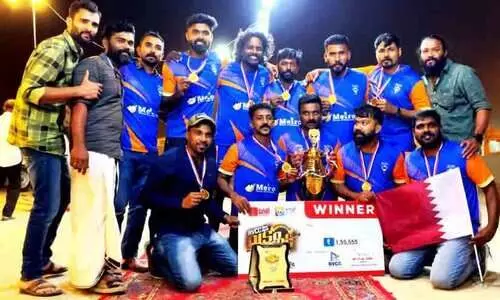 കേ​ളി അ​റേ​ബ്യ​ൻ വ​ടം​വ​ലി സാ​ക് ഖ​ത്ത​ർ ചാ​മ്പ്യ​ന്മാ​ർ