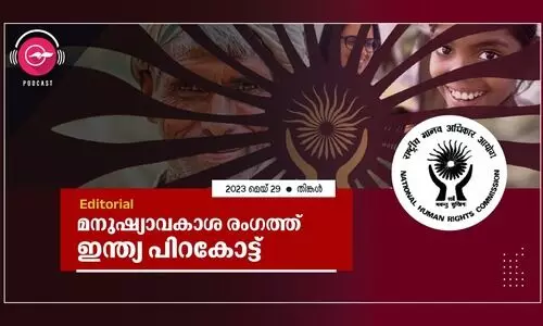 മ​നു​ഷ്യാ​വ​കാ​ശ രം​ഗ​ത്ത് ഇ​ന്ത്യ പി​റ​കോ​ട്ട്