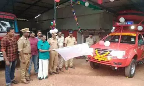 Scuba van reaches Kunnathur fire station