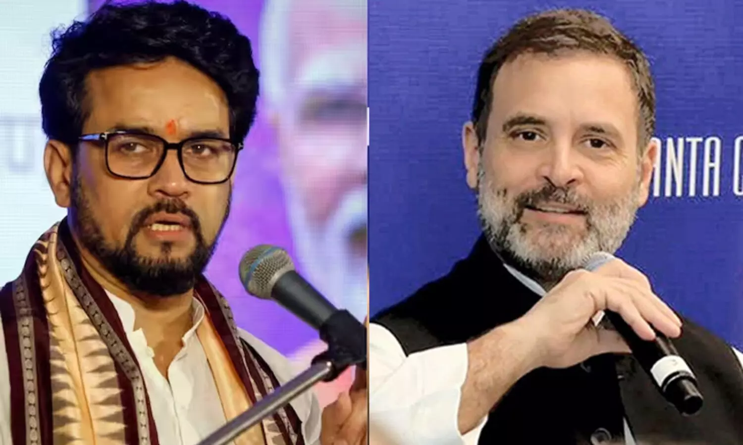 Anurag Thakur, Rahul Gandhi