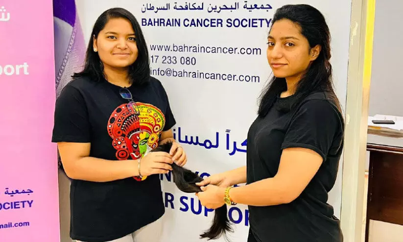 അർബുദ രോഗികൾക്ക് മുടി ദാനം നൽകി വിദ്യാർഥിനി