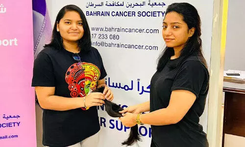 അർബുദ രോഗികൾക്ക് മുടി ദാനം നൽകി വിദ്യാർഥിനി