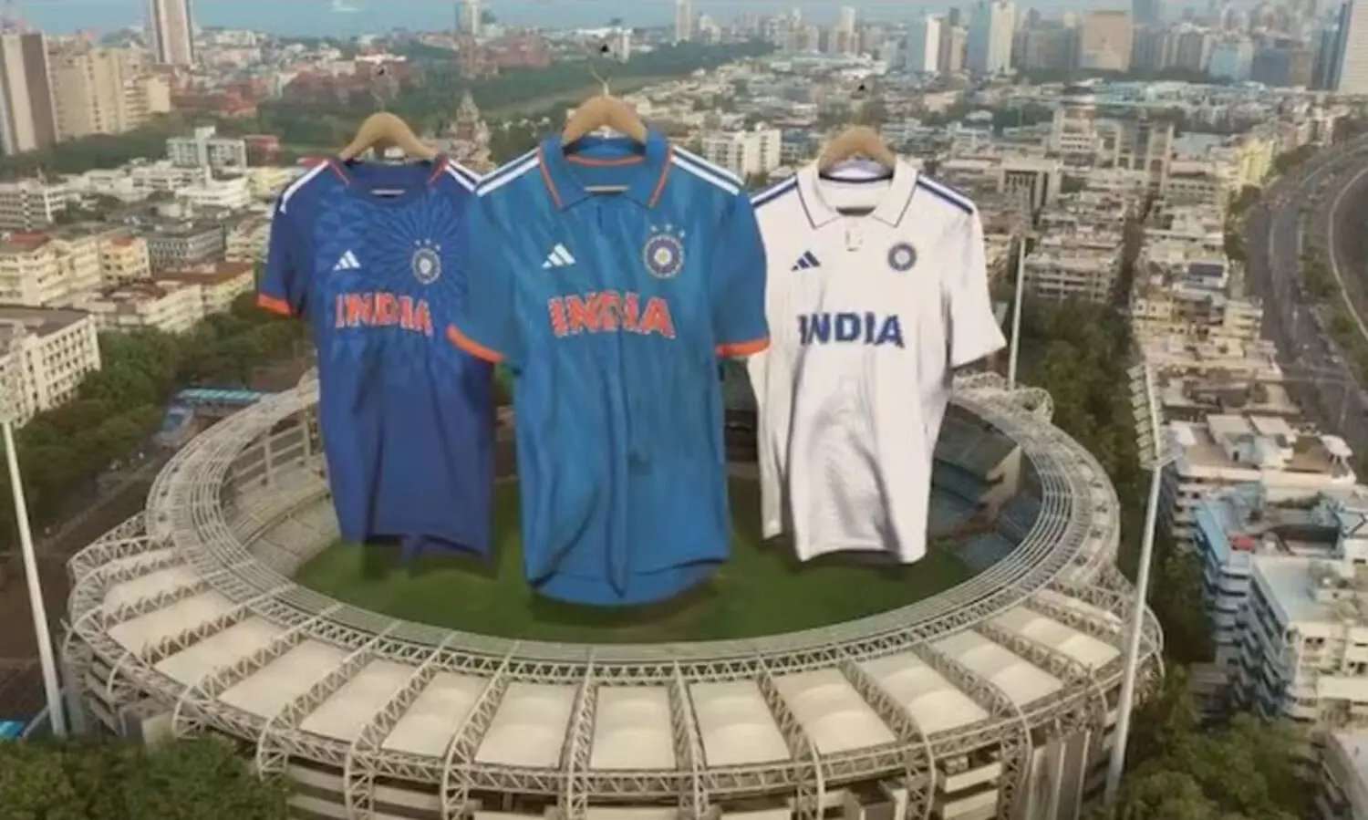 ഇന്ത്യന്‍ ക്രിക്കറ്റ് ടീമിന് പുതിയ ജഴ്‌സികളുമായി അഡിഡാസ്; മാറ്റം ലോക ടെസ്റ്റ് ചാമ്പ്യന്‍ഷിപ്പ് ഫൈനല്‍ മുതൽ