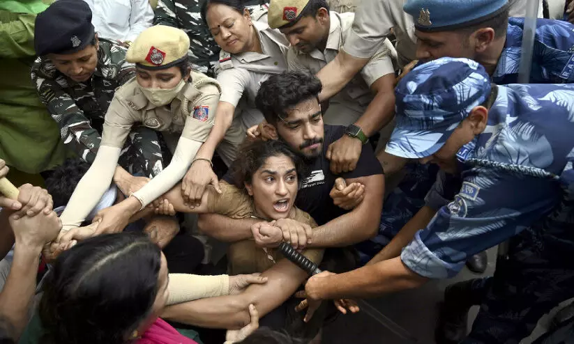 ഗുസ്തി താരങ്ങൾക്ക്​ അന്താരാഷ്ട്ര പിന്തുണ