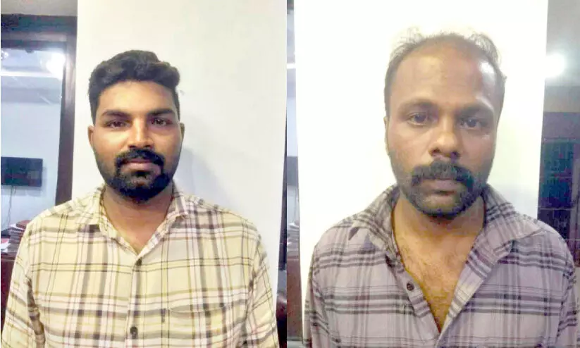 മുക്കുപണ്ടം പണയപ്പെടുത്തി തട്ടിപ്പ്; രണ്ടുപേർ അറസ്റ്റിൽ മുക്കുപണ്ടം പണയപ്പെടുത്തി തട്ടിപ്പ്; രണ്ടുപേർ അറസ്റ്റിൽ