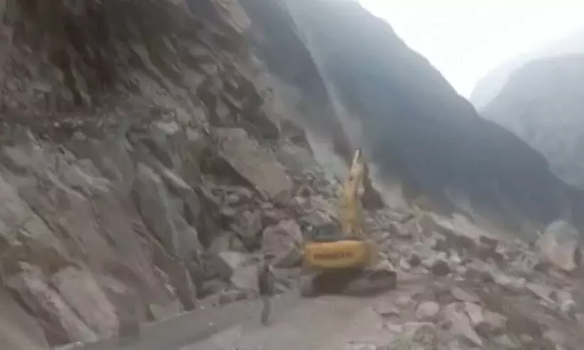 Uttarakhand road landslide