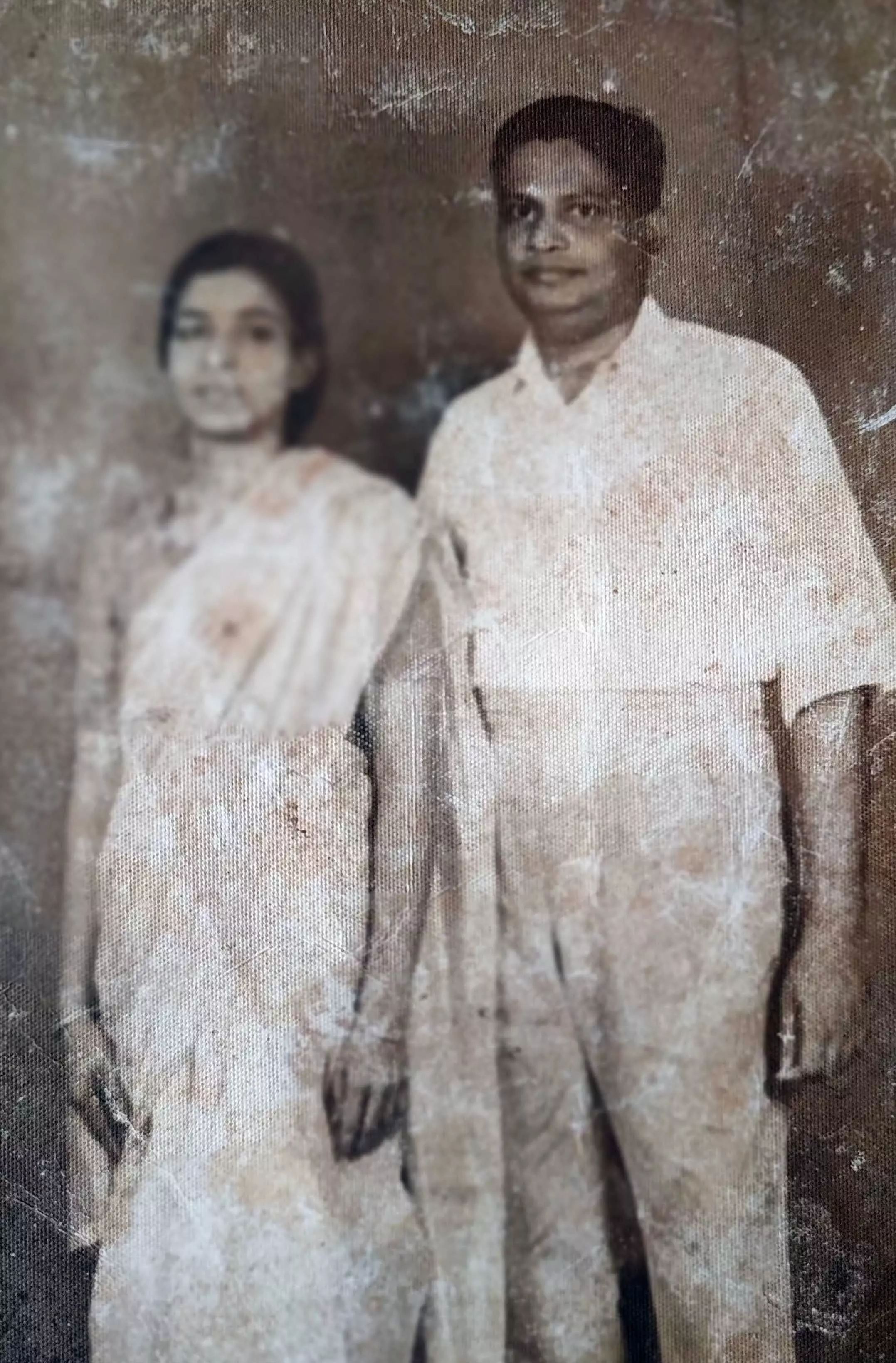 പൊറ്റങ്ങാടി ഭാസ്കരൻ, ഭാര്യ വസന്ത പൊറ്റങ്ങാടി ഭാസ്കരൻ, ഭാര്യ വസന്ത