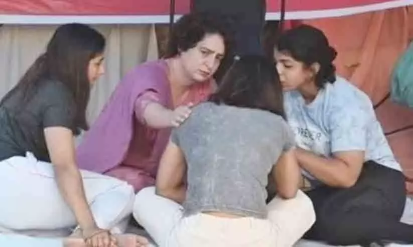 Priyanka Gandhi to PM on sex assault claims against Brij Bhushan