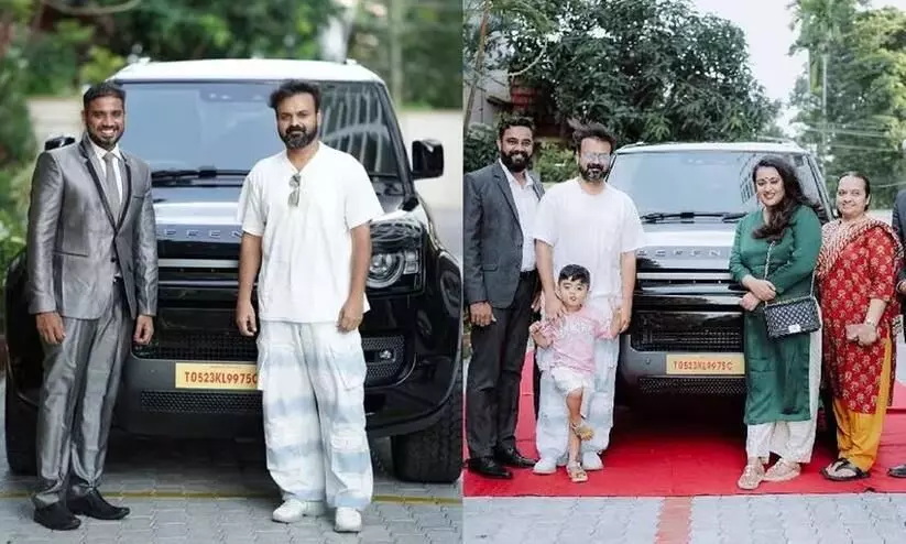 എം-ടൗണിലേക്ക് വീണ്ടും ഡിഫൻഡർ; ലാന്‍ഡ് റോവറിന്റെ കരുത്തനെ ഗ്യാരേജിലെത്തിച്ച് കു​ഞ്ചാക്കോ ബോബർ