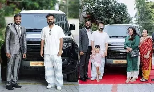 എം-ടൗണിലേക്ക് വീണ്ടും ഡിഫൻഡർ; ലാന്‍ഡ് റോവറിന്റെ കരുത്തനെ ഗ്യാരേജിലെത്തിച്ച് കു​ഞ്ചാക്കോ ബോബർ