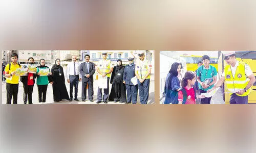 സ്കൂ​ൾ വി​ദ്യാ​ർ​ഥി​ക​ൾ​ക്ക് ട്രാ​ഫി​ക് ബോ​ധ​വ​ത്ക​ര​ണ ക്യാ​മ്പ്