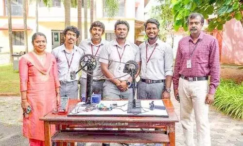 വൈദ്യുത വാഹന ചാർജിങ് അപര്യാപ്തതക്ക് പരിഹാരവുമായി വിദ്യാർഥികൾ