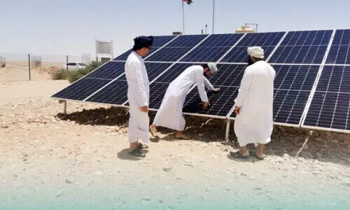 അ​റേ​ബ്യ​ൻ ഒ​റി​ക്‌​സ് റി​സ​ർ​വി​ൽ സൗ​രോ​ർ​ജ പ്ലാ​ന്റ് സ്ഥാ​പി​ച്ചു