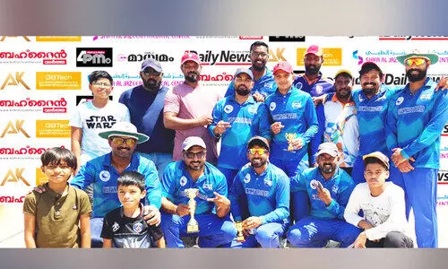 ക്രി​ക്ക​റ്റ് ഹം​ഗാ​മ; റൈ​സി​ങ്‌​സ​ൺ എം.​സി ജേ​താ​ക്ക​ൾ