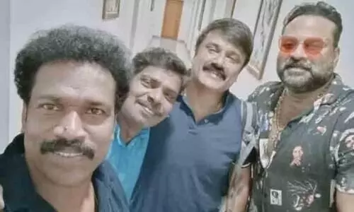 Tiny Tom Shares  Latest Picture With Late Actor   Kollam Sudhi