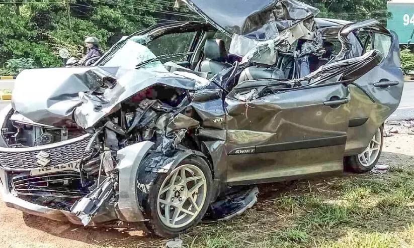 car rammed car rammed