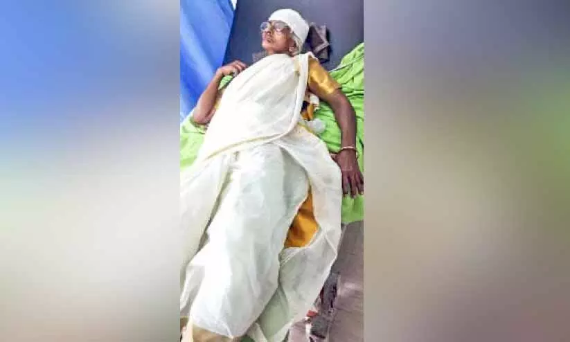 വയോധികയെ മരുമകൾ മർദിച്ചതായി പരാതി