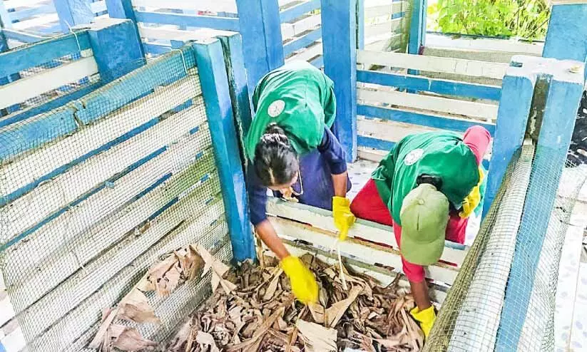 ഉപ്പുതറ പഞ്ചായത്തില് തുമ്പൂര്മൂഴി യൂനിറ്റുകള് പ്രവര്ത്തനം ആരംഭിച്ചു ഉപ്പുതറ പഞ്ചായത്തില് തുമ്പൂര്മൂഴി യൂനിറ്റുകള് പ്രവര്ത്തനം ആരംഭിച്ചു