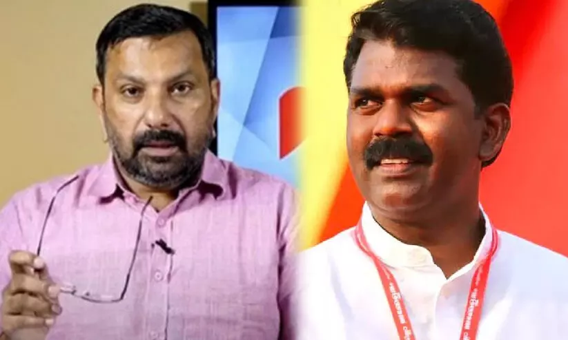 ‘മറുനാടൻ മലയാളി’ക്കെതിരെ പരാതിയുമായി പി.വി. ശ്രീനിജിൻ എം.എൽ.എ