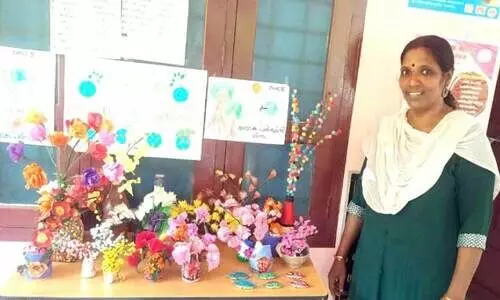 രേണുകാകുമാരിയുടെ കരവിരുതിൽ പാഴ്​വസ്തുക്കൾ കളിപ്പാട്ടങ്ങളാകും