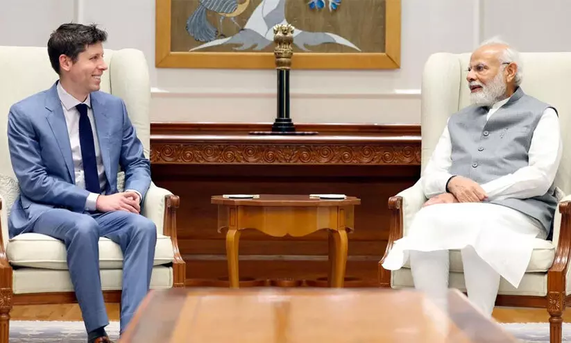 chat gpt ceo meets PM Modi