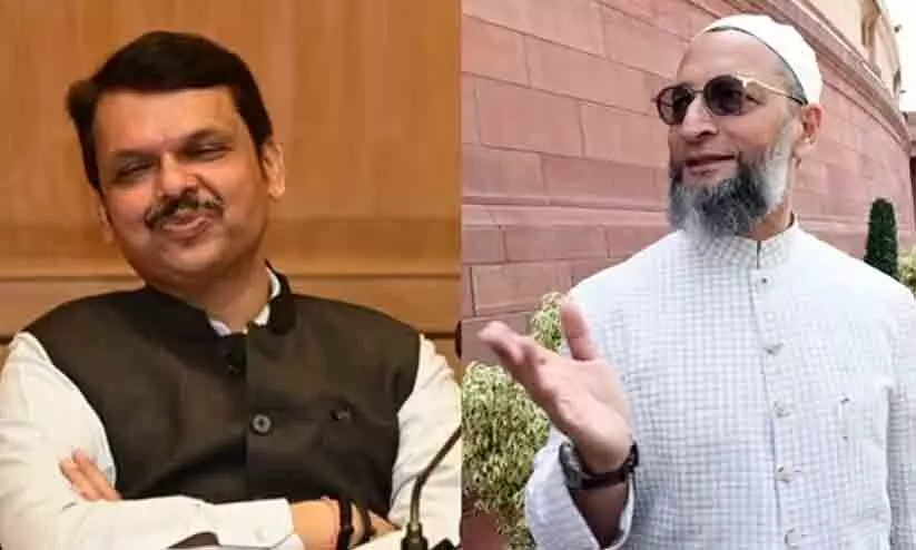 Devendra Fadnavis, Asaduddin Owaisi