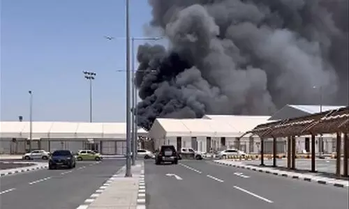 ഖത്തറിൽ അൽ കാസ് ടി.വിയുടെ സംഭരണ കേന്ദ്രത്തിൽ തീപ്പിടുത്തം