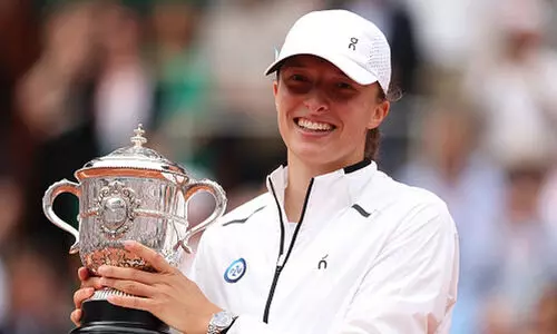 ഇ​ഗ ജേ​ത്രി; ഫ്ര​ഞ്ച് ഓ​പ​ണി​ൽ ഇ​ഗ സ്വൈ​റ്റ​ക്കി​ന് മൂ​ന്നാം കി​രീ​ടം