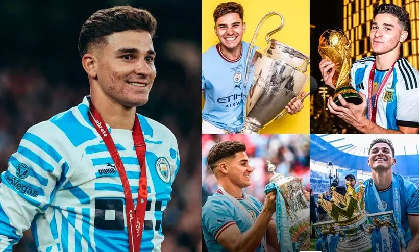 ചാമ്പ്യൻസ് ലീഗ് കിരീടത്തോടെ ചരിത്രം സൃഷ്ടിച്ച് ജൂലിയൻ അൽവാരസ്