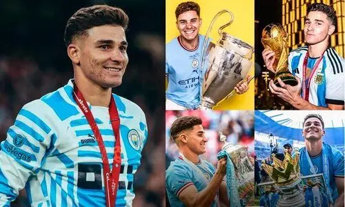 ചാമ്പ്യൻസ് ലീഗ് കിരീടത്തോടെ ചരിത്രം സൃഷ്ടിച്ച് ജൂലിയൻ അൽവാരസ്