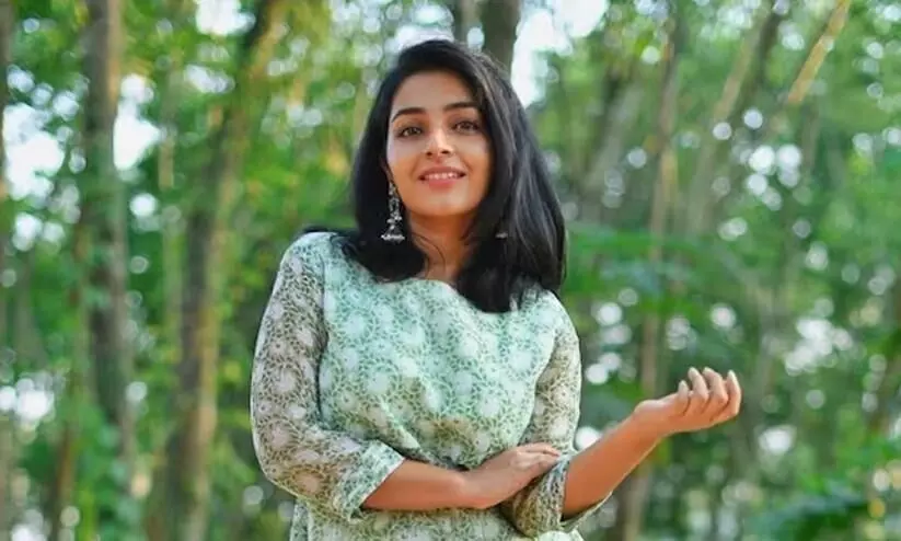 Rajisha Vijayan fun moments with the audience , Madhura Manohara Moham Promotion Tour Rajisha Vijayan fun moments with the audience , Madhura Manohara Moham Promotion Tour