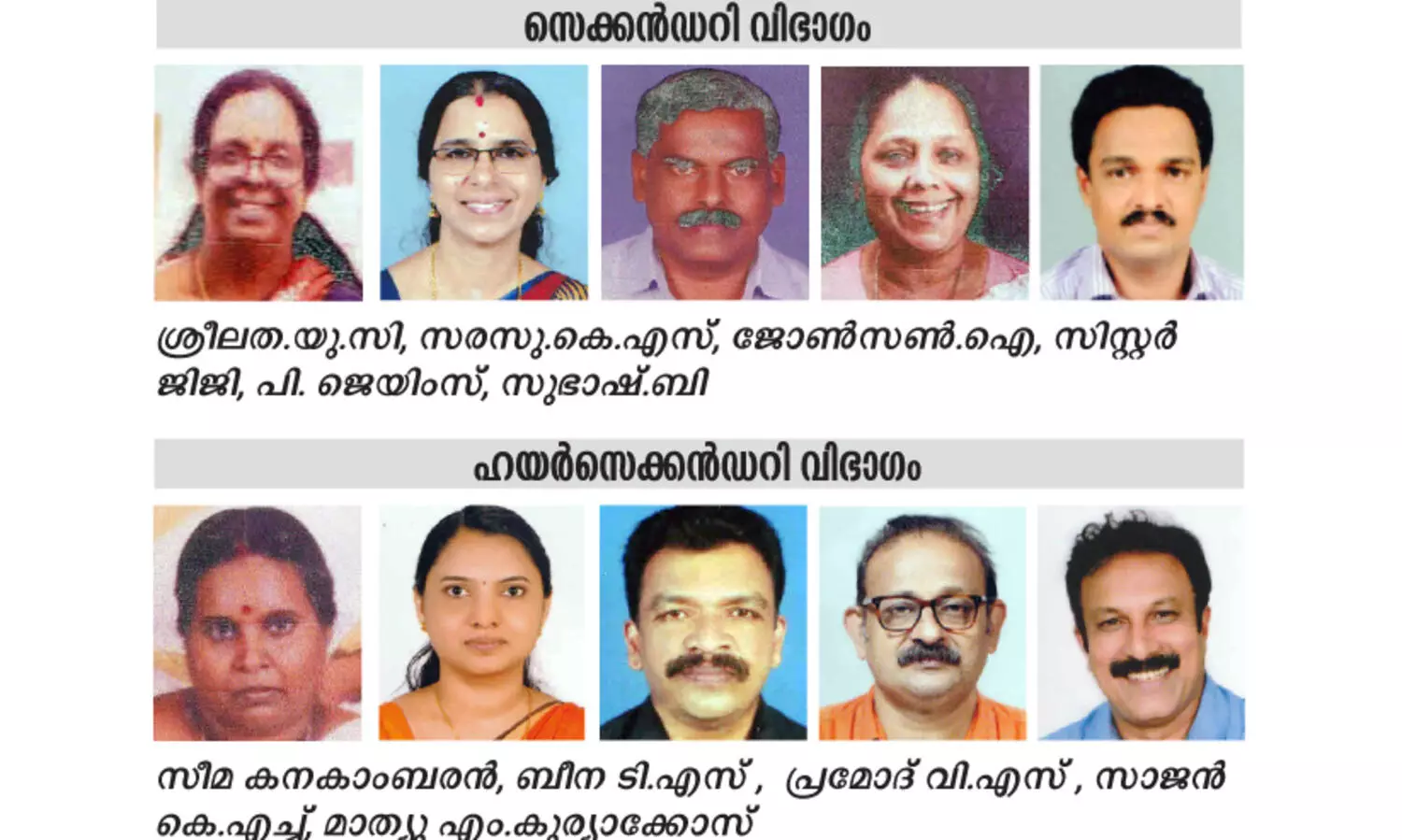 സംസ്ഥാന അധ്യാപക അവാർഡുകൾ പ്രഖ്യാപിച്ചു; മൂന്നുപേർക്ക് ജോസഫ് മുണ്ടശ്ശേരി പുരസ്കാരം