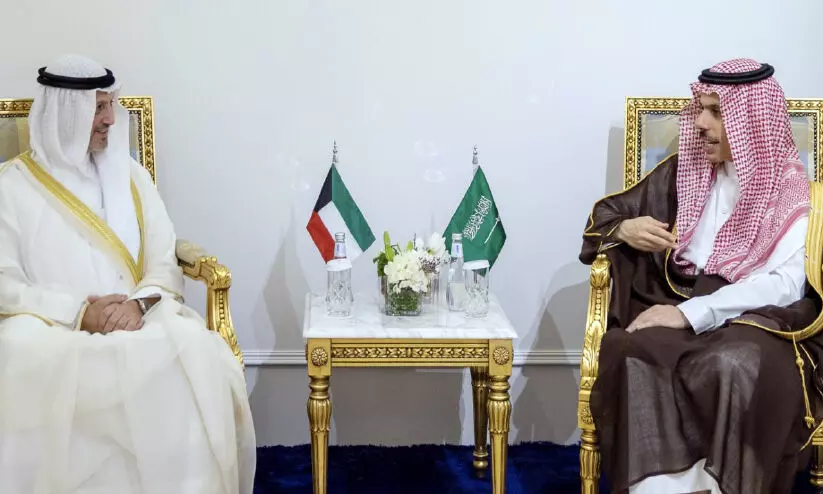 ശൈഖ് സലിം സൗദി വിദേശകാര്യ മന്ത്രിയുമായി കൂടിക്കാഴ്ച നടത്തി