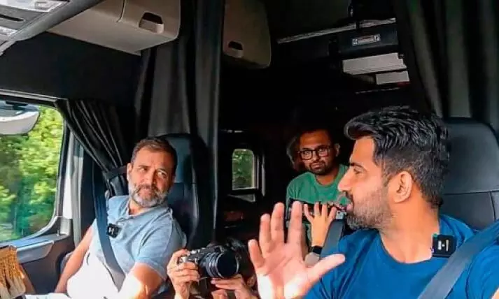 Rahul Gandhis American Truck Yatra Rahul Gandhis American Truck Yatra